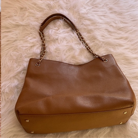 BROWN TORY BURCH LEATHER TOTE - Picture 4 of 8